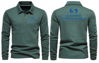 Thumbnail for SACRAMWNTO AIRPORT LONG SLEEVE  POLO