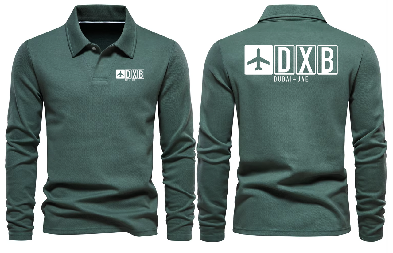 DXB AIRPORT LONG SLEEVE POLO