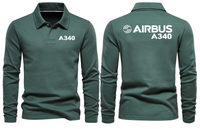 Thumbnail for AIRBUS A340 LONG SLEEVE  POLO