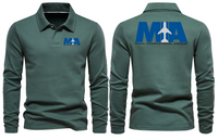 Thumbnail for MIA AIRPORT LONG SLEEVE  POLO