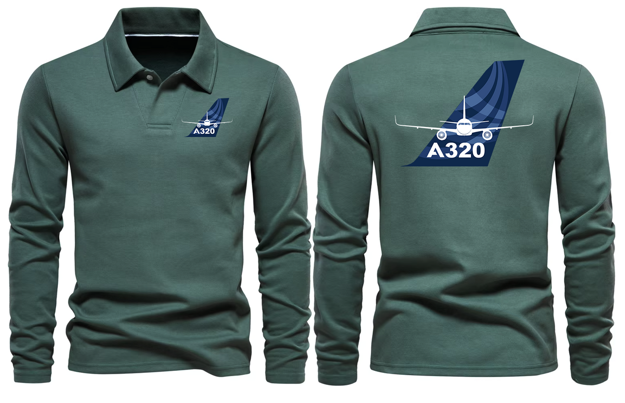 AIRBUS A320 LONG SLEEVE  POLO