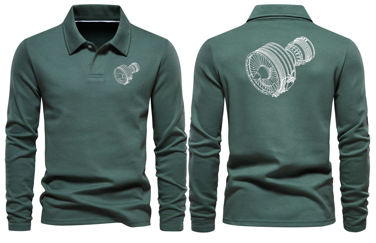 AIRBUS  CFM LONG SLEEVE  POLO