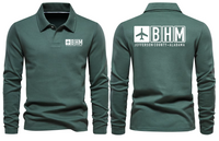 Thumbnail for BHM AIRPORT LONG SLEEVE POLO