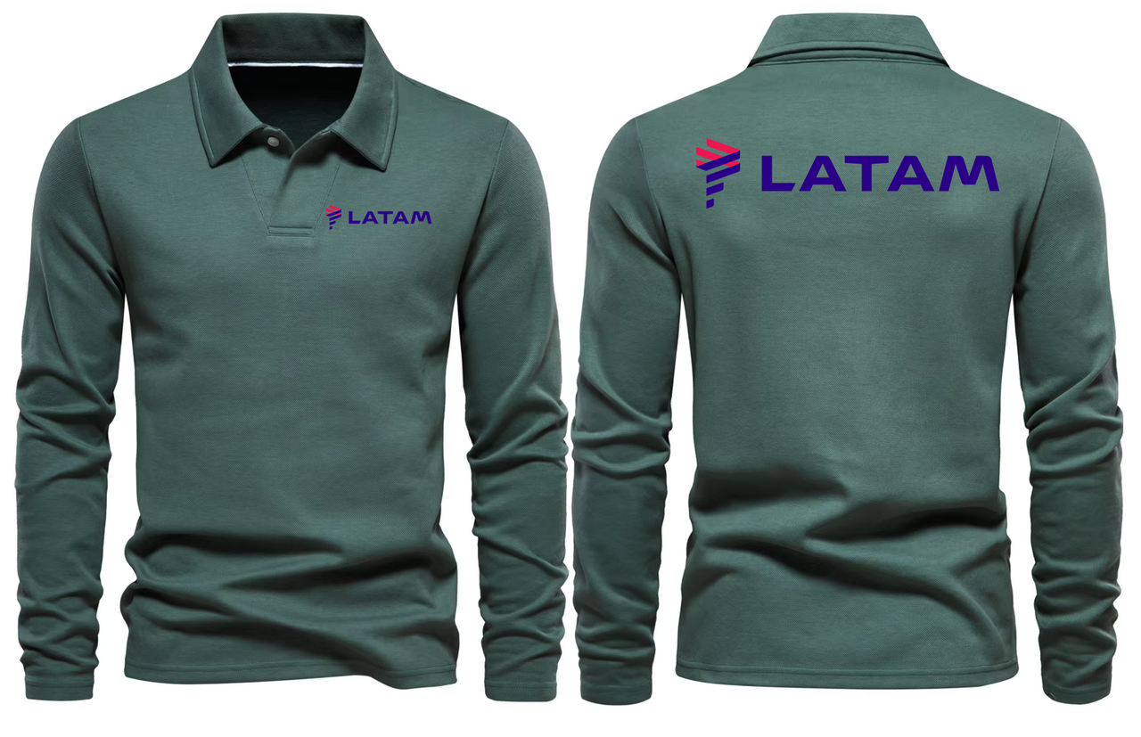 LATAM AIRLINES LONG SLEEVE  POLO