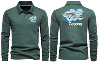 Thumbnail for CESSNA LONG SLEEVE  POLO