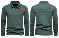 Thumbnail for BRITISH AIRWAYS LONG SLEEVE  POLO