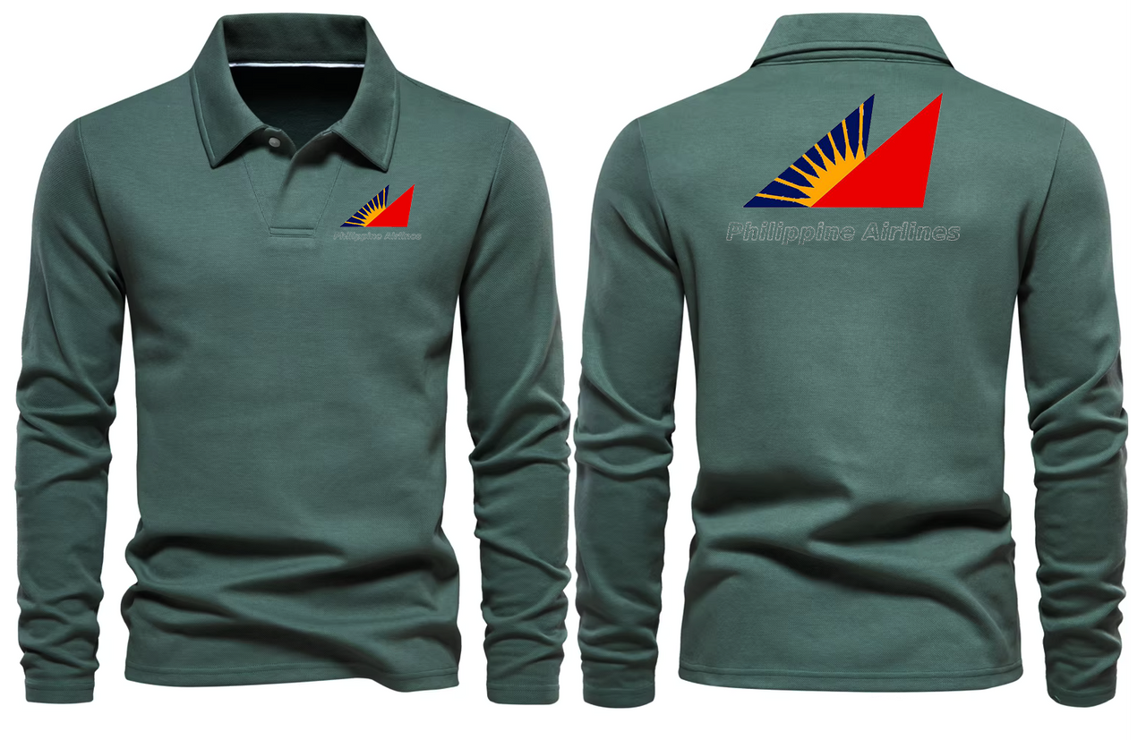 PHIIPPLIEN AIRLINES LONG SLEEVE  POLO