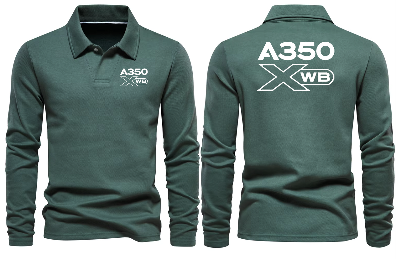 AIRBUS A350 XWB LONG SLEEVE  POLO