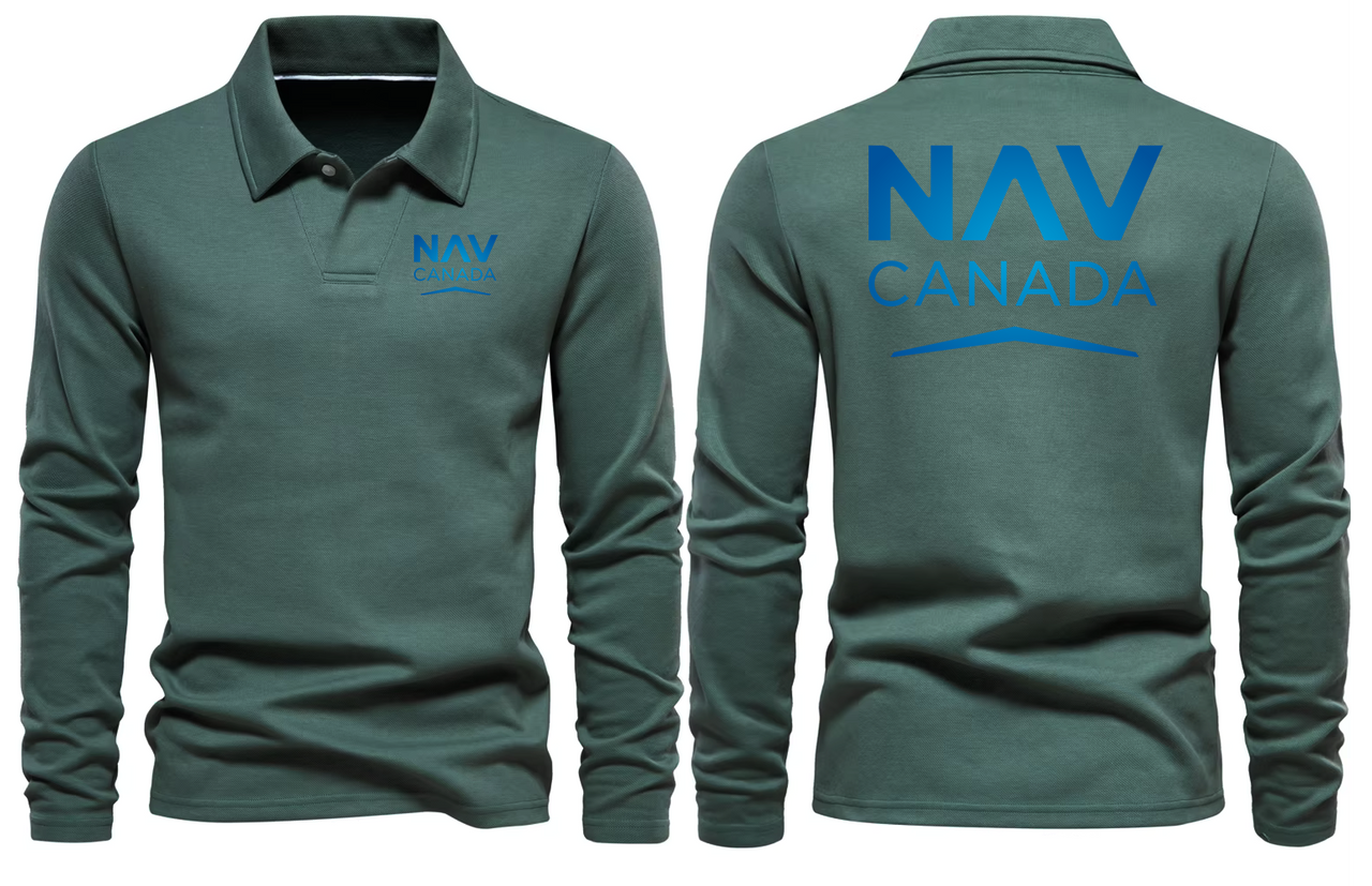 NAV CANADA  LONG SLEEVE  POLO