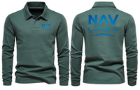 Thumbnail for NAV CANADA  LONG SLEEVE  POLO