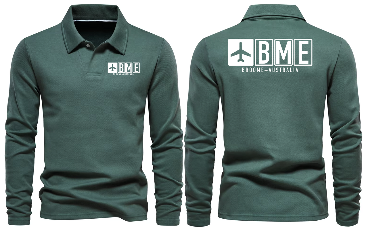 BME AIRPORT LONG SLEEVE POLO