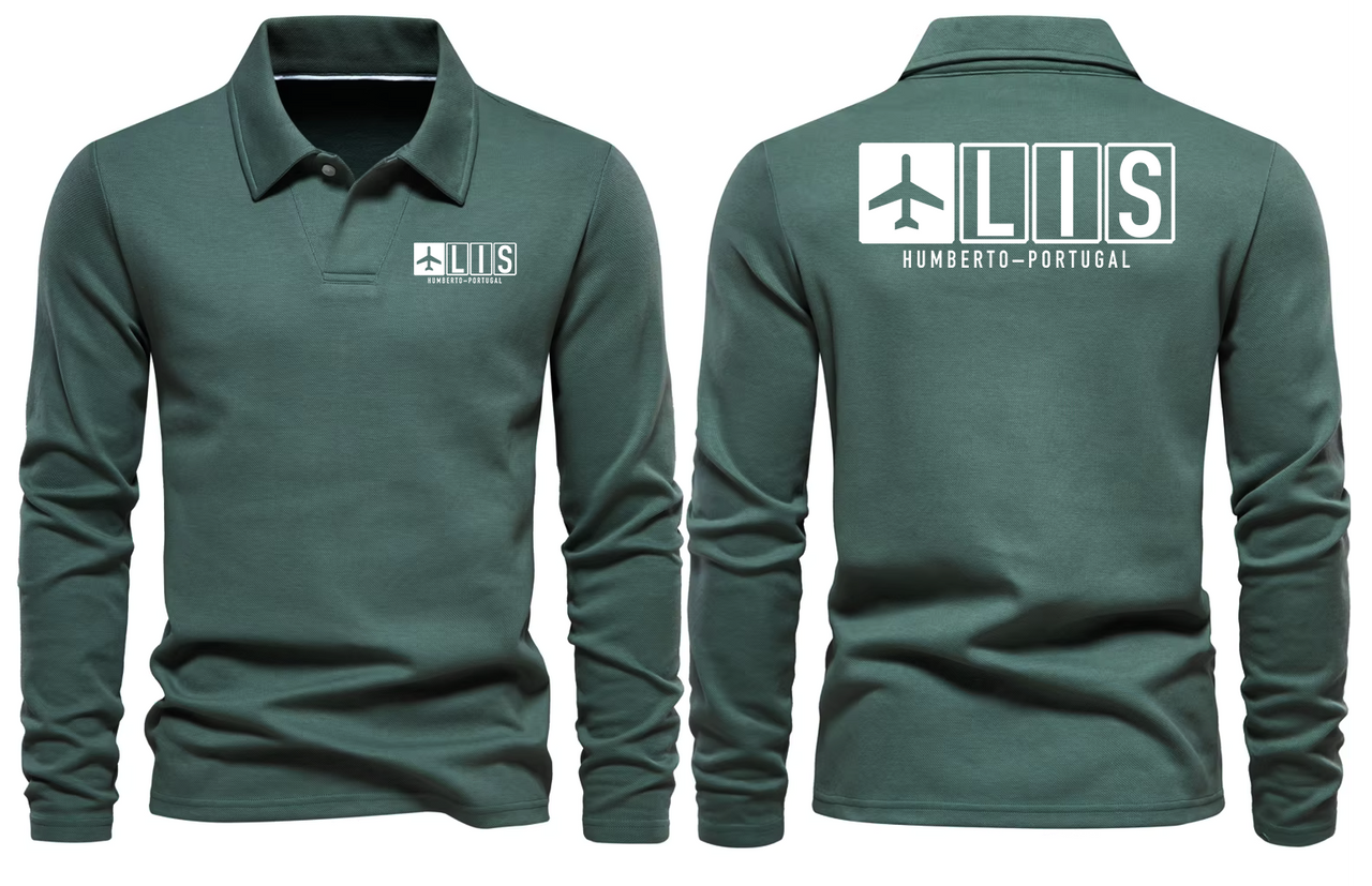 LIS AIRPORT LONG SLEEVE POLO