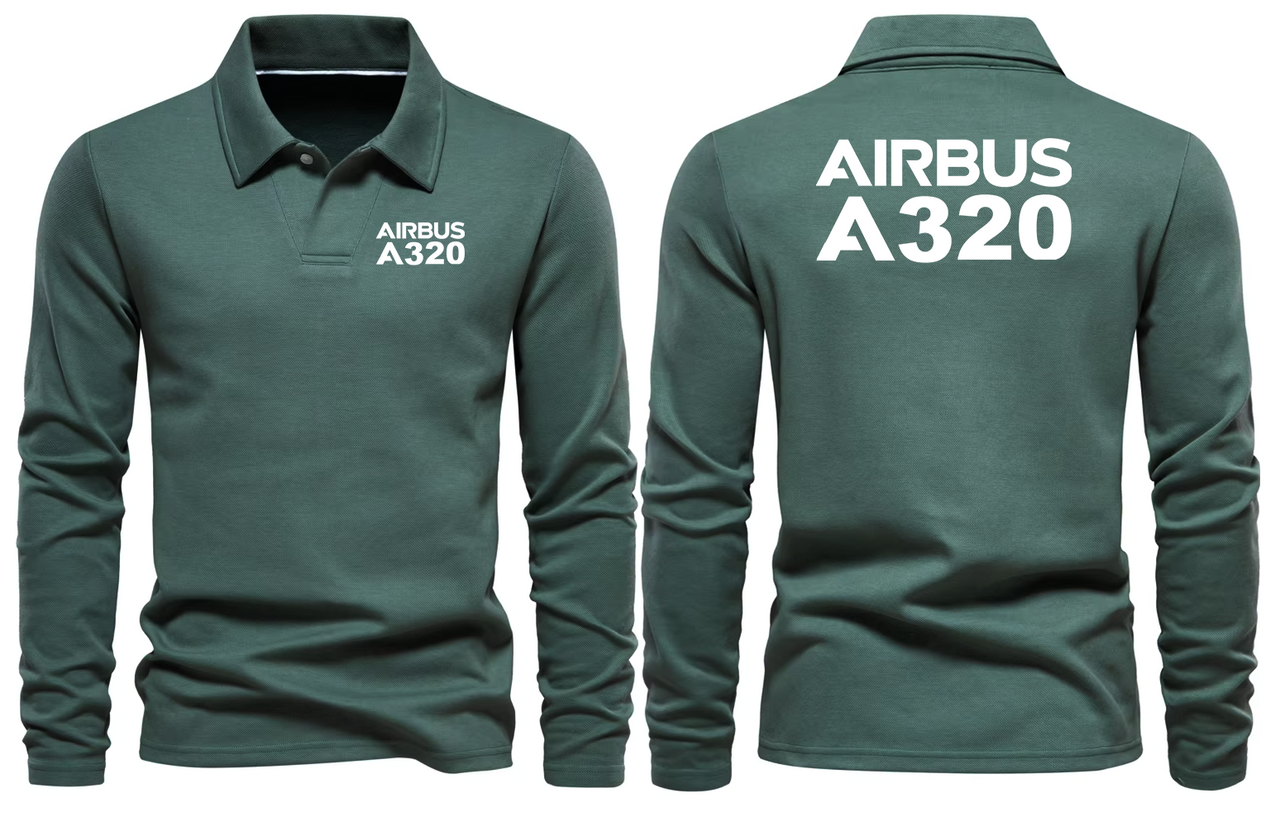 AIRBUS A320 LONG SLEEVE  POLO