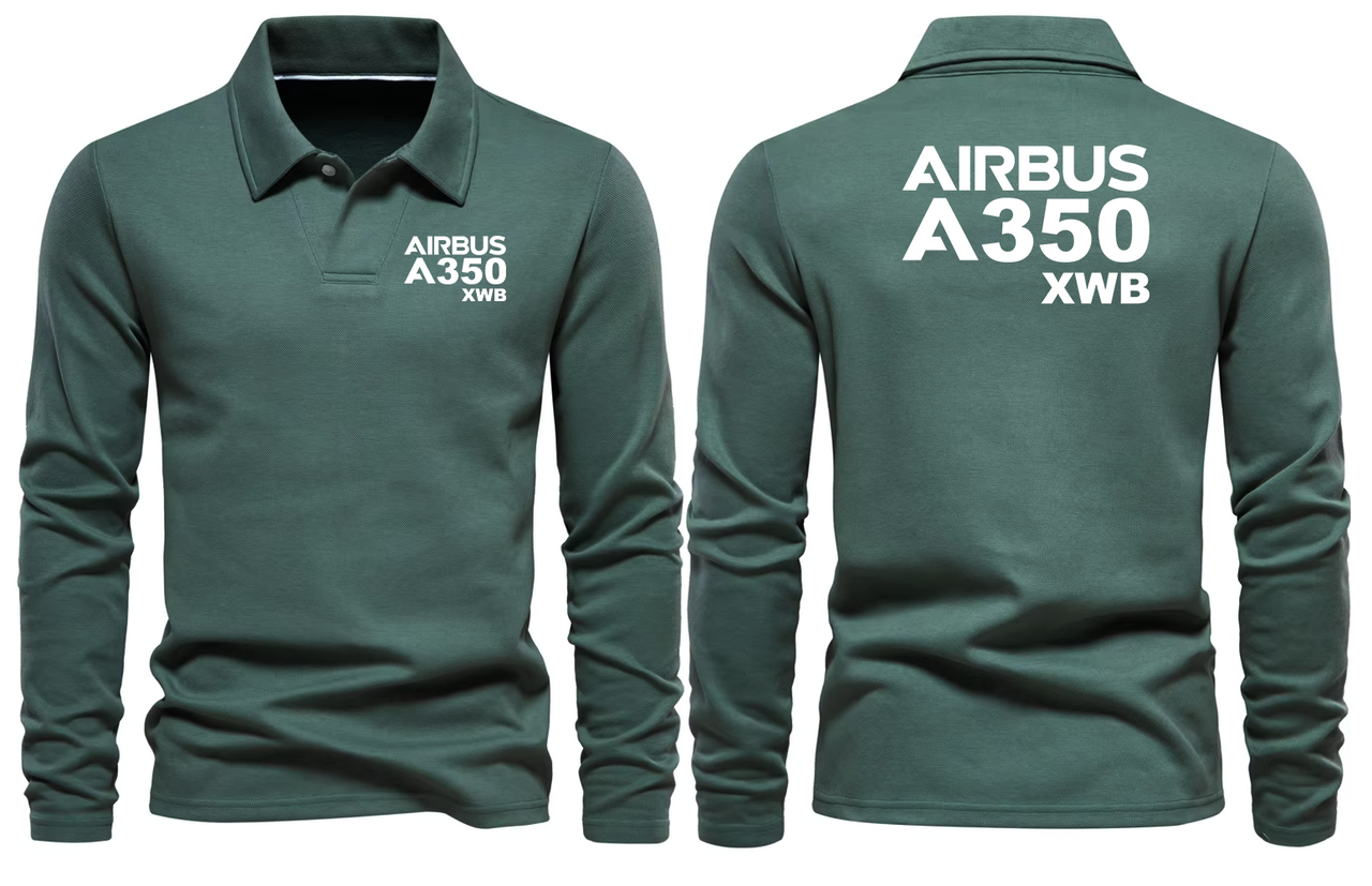 AIRBUS A350 XWB  LONG SLEEVE  POLO