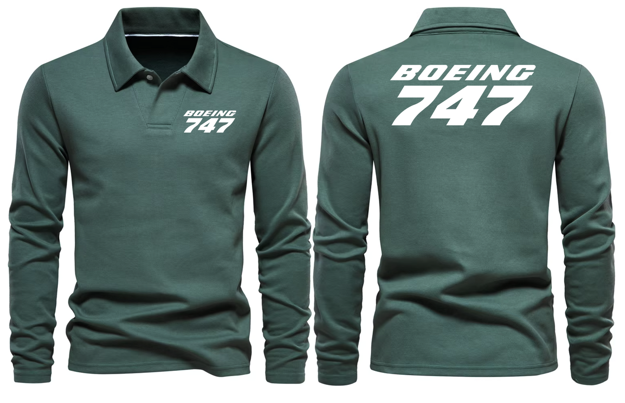 BOEING 747  LONG SLEEVE  POLO