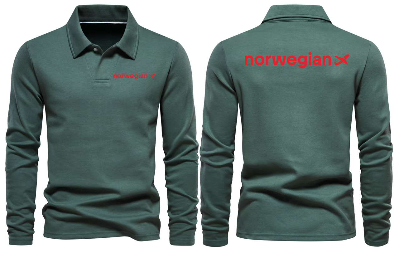 NORWEGIAN LONG SLEEVE  POLO