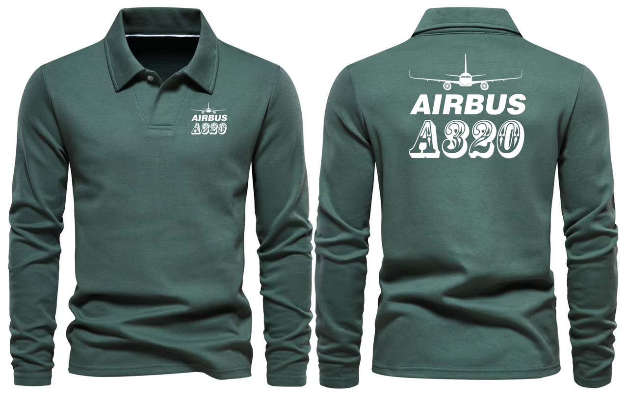 AIRBUS  A320 LONG SLEEVE  POLO