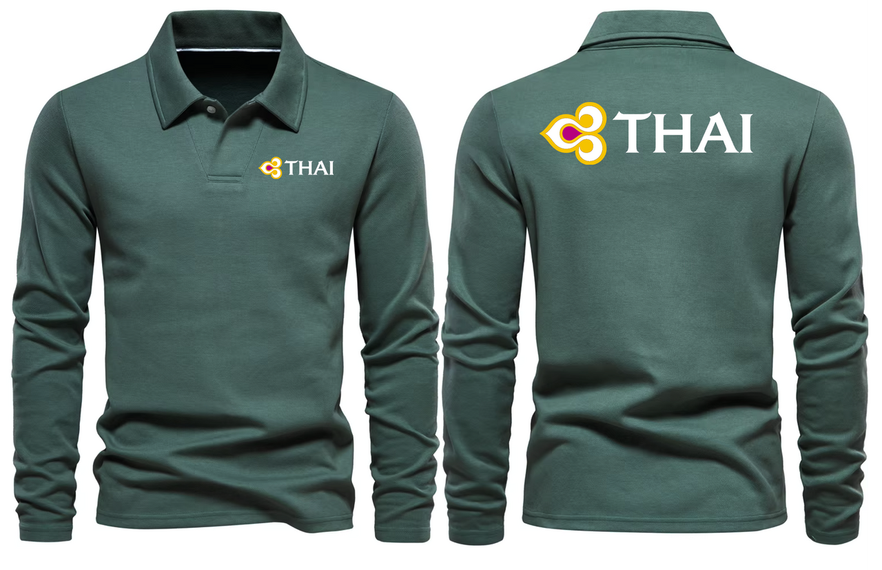 THAI AIRLINES LONG SLEEVE  POLO