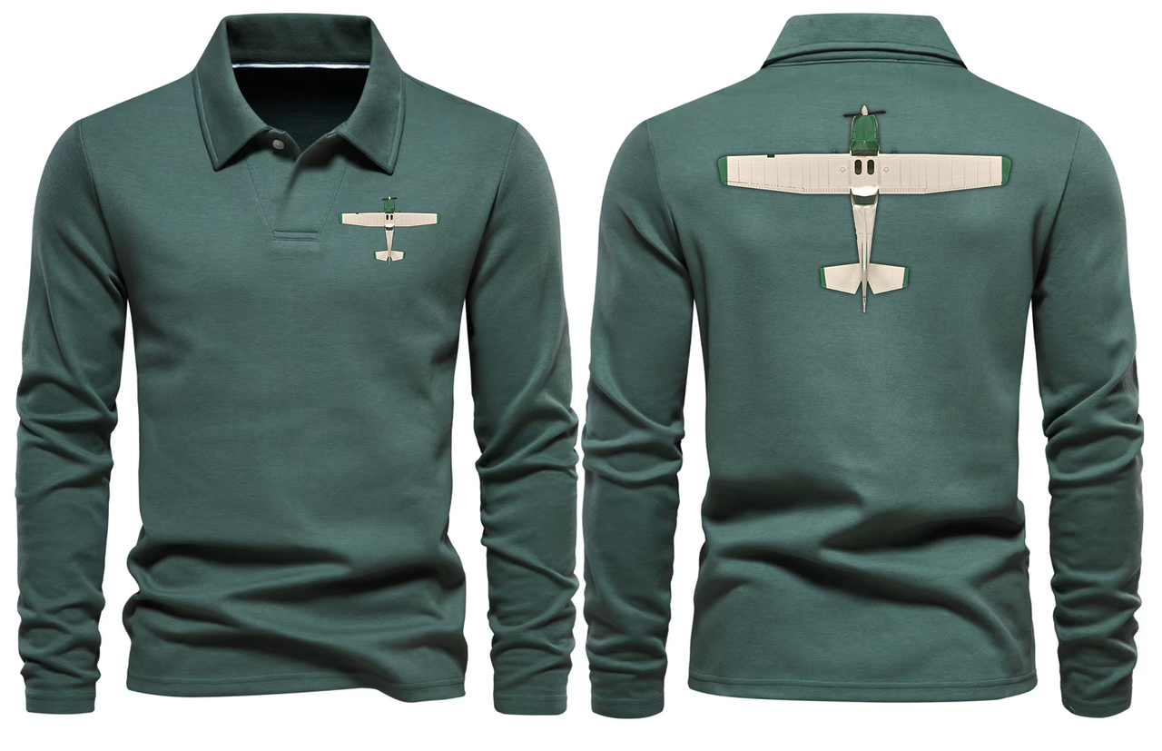 CESSNA LONG SLEEVE  POLO