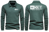 Thumbnail for MKY AIRPORT LONG SLEEVE POLO