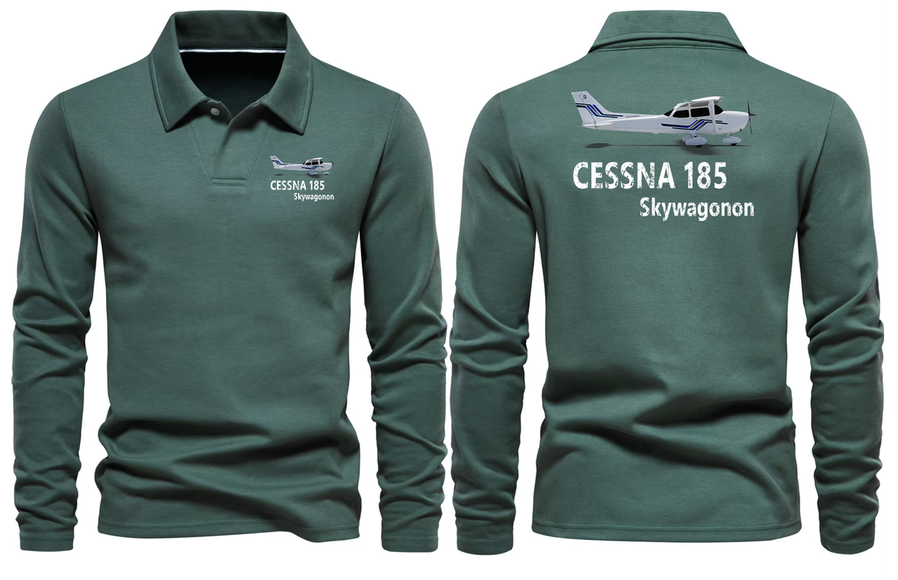 CESSNA 185 LONG SLEEVE  POLO