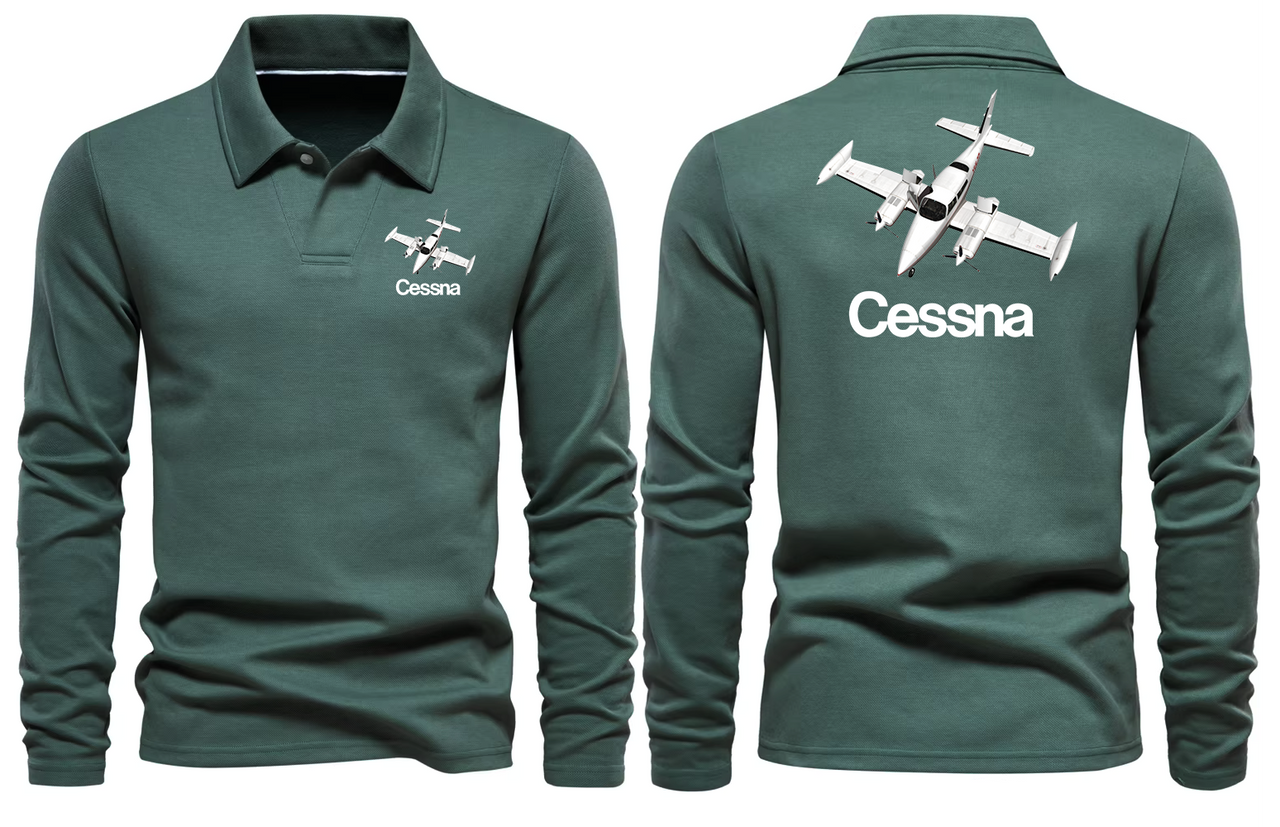 CESSNA LONG SLEEVE  POLO