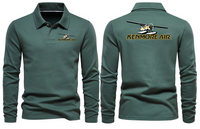 Thumbnail for KENMORE AIR LONG SLEEVE  POLO