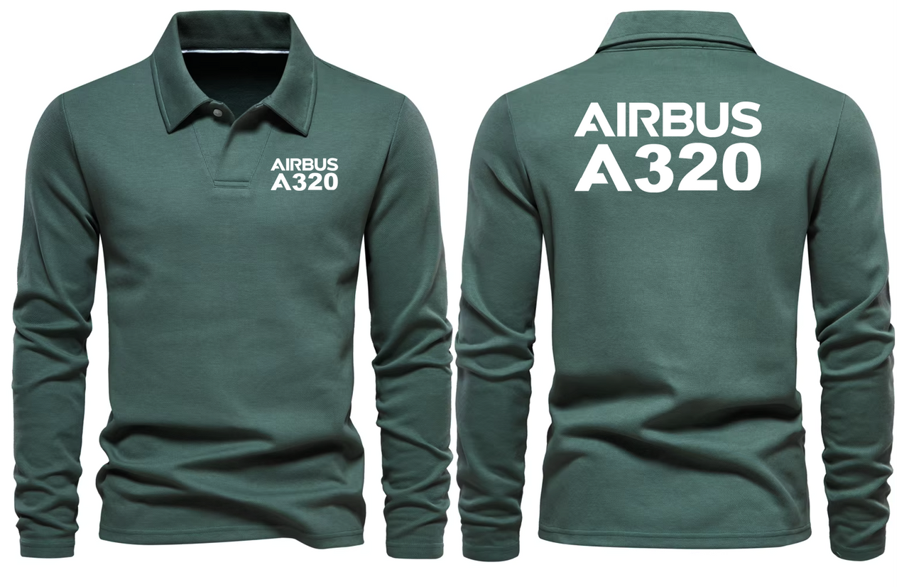 AIRBUS A320 LONG SLEEVE  POLO
