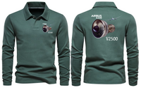 Thumbnail for AIRBUS A330 V2500 LONG SLEEVE  POLO