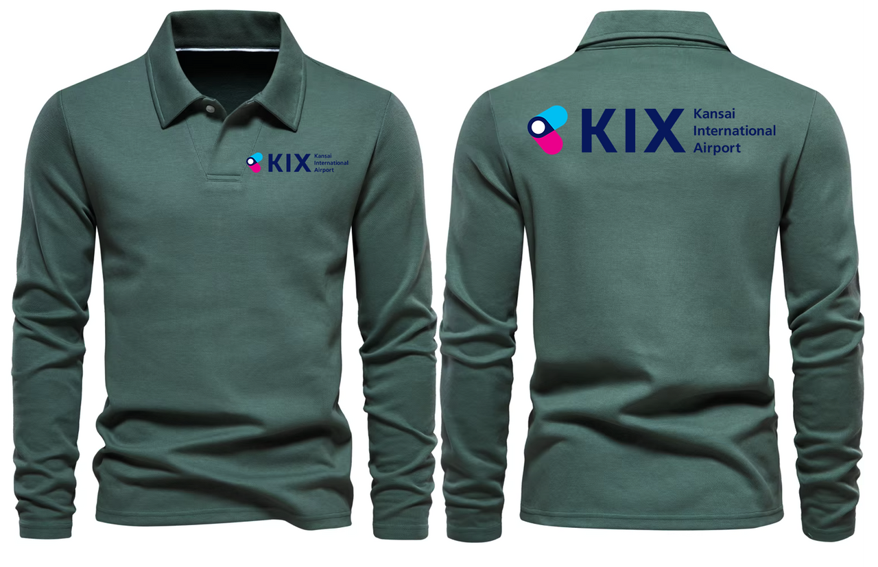 KIX AIRPORT LONG SLEEVE  POLO
