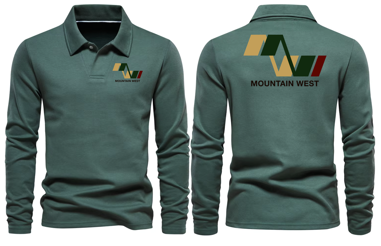 MOUNTAI  WEST LONG SLEEVE  POLO