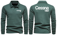Thumbnail for CESSNA 182 LONG SLEEVE  POLO