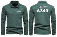 Thumbnail for AIRBUS A340 LONG SLEEVE  POLO