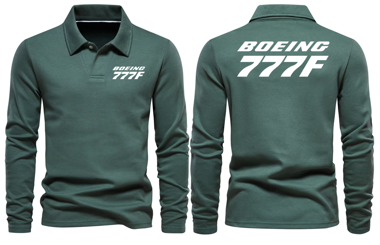 BOEING 777F  LONG SLEEVE  POLO