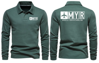 Thumbnail for MYR AIRPORT LONG SLEEVE POLO
