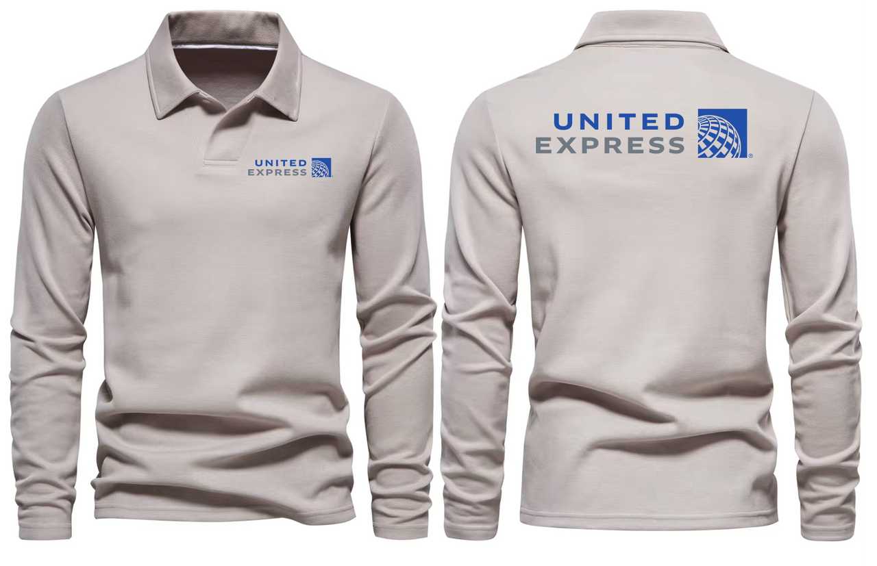 UNITED EXPRESS LONG SLEEVE  POLO