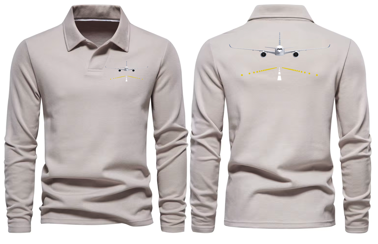 AIRBUS A350  LONG SLEEVE  POLO