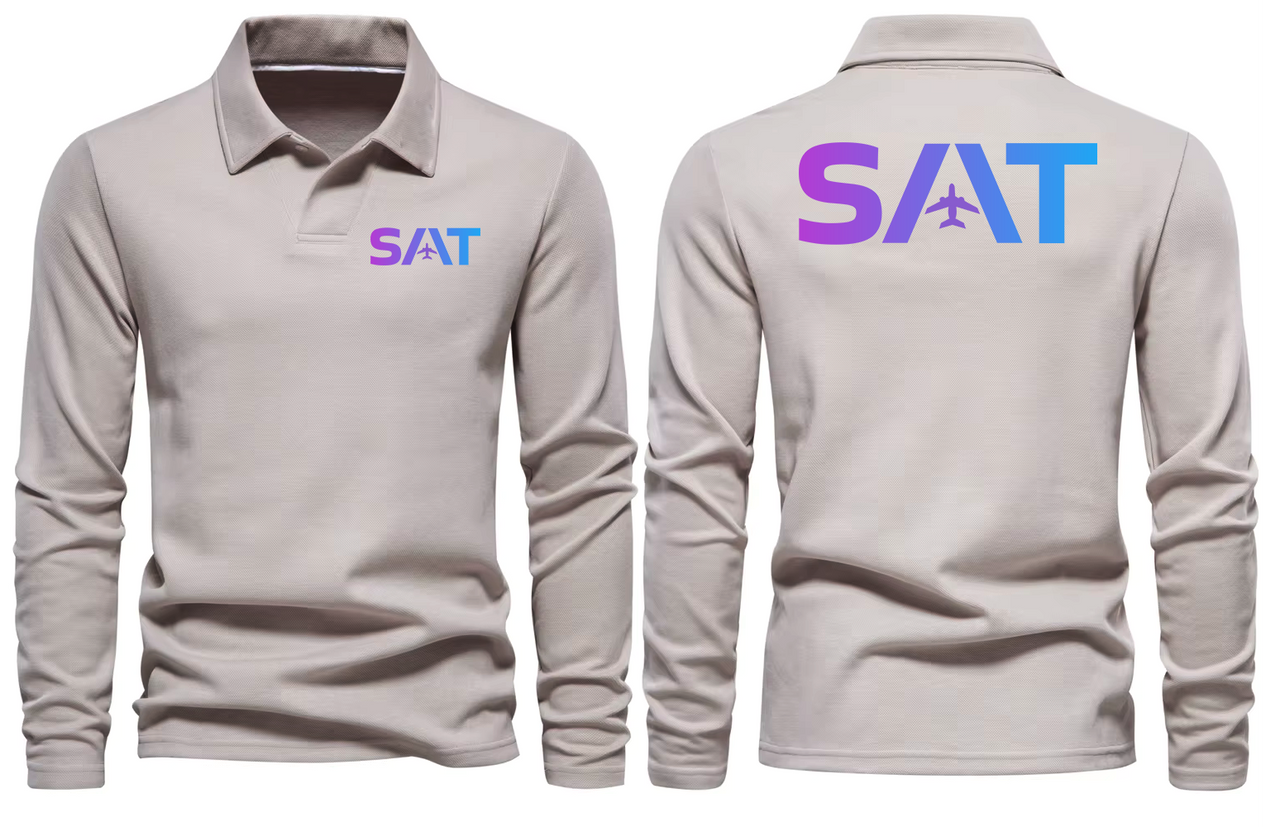 SAT AIRPORT LONG SLEEVE  POLO