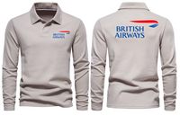 Thumbnail for BRITISH AIRWAYS LONG SLEEVE  POLO