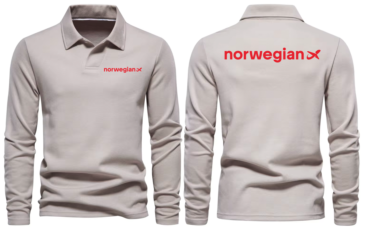 NORWEGIAN LONG SLEEVE  POLO