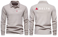 Thumbnail for DELTA AIRLINES LONG SLEEVE  POLO