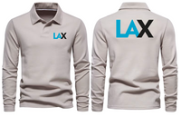Thumbnail for LAX AIRPORT LONG SLEEVE  POLO