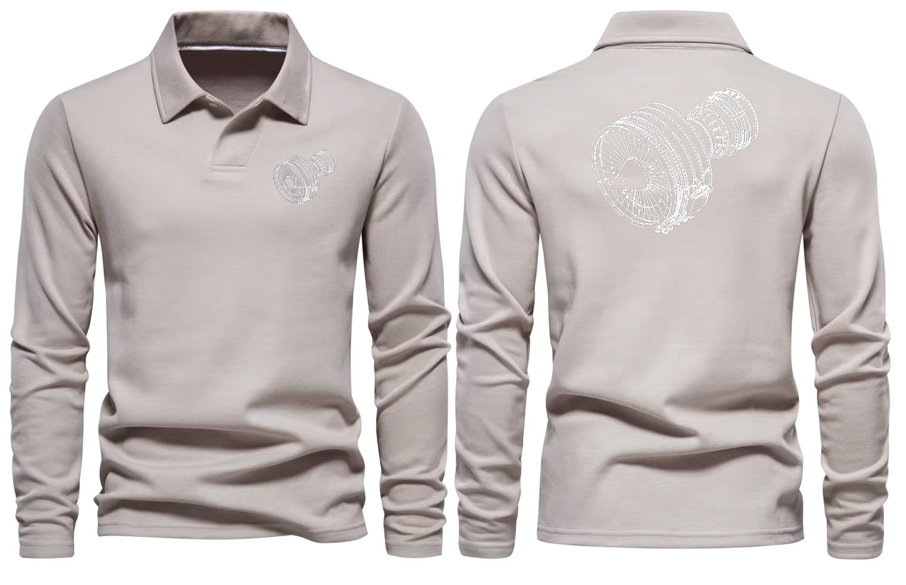 AIRBUS  CFM LONG SLEEVE  POLO