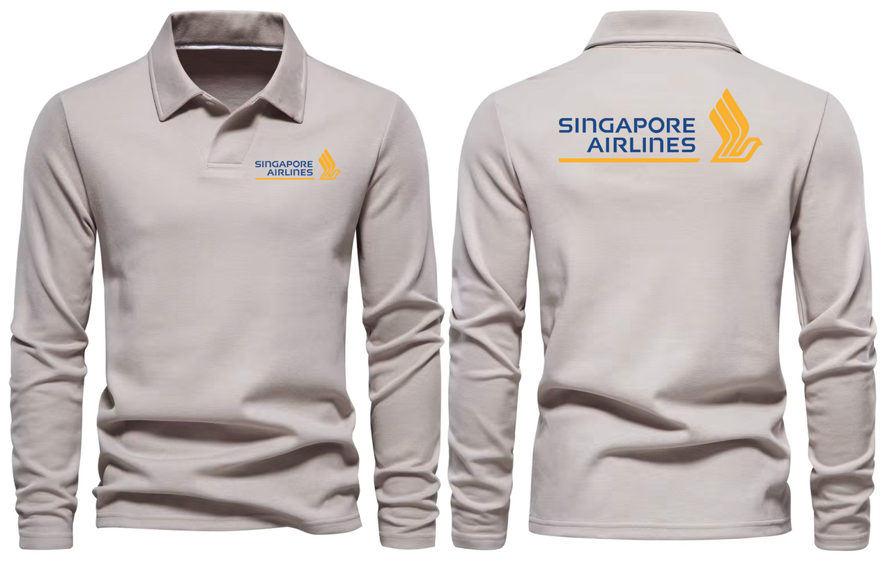 SINGAPORE  LONG SLEEVE  POLO