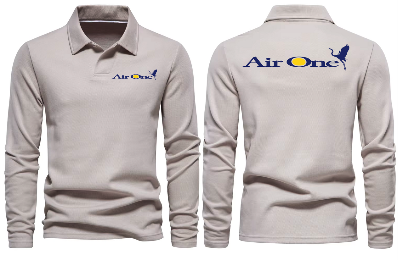AIR ONE  LONG SLEEVE  POLO