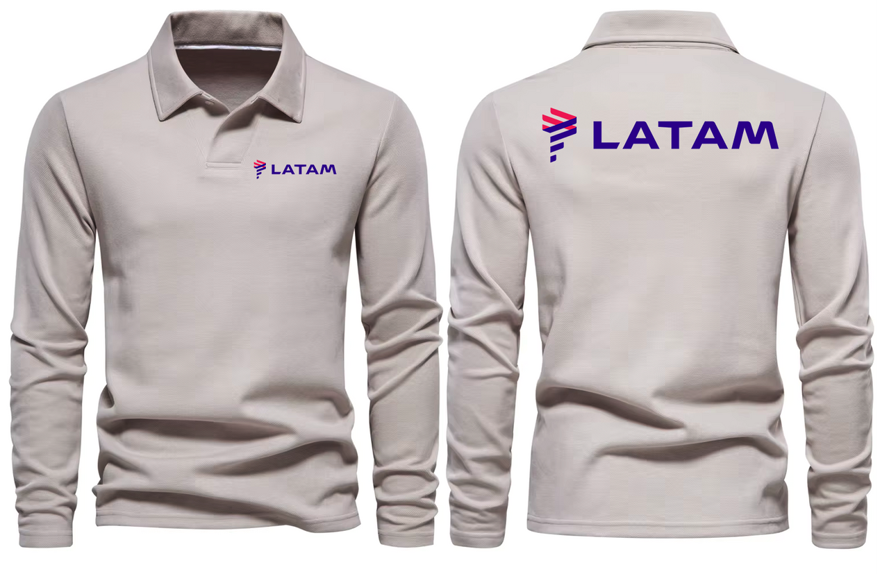 LATAM AIRLINES LONG SLEEVE  POLO