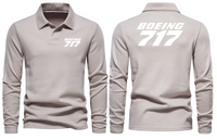 Thumbnail for BOEING 717 LOGO LONG SLEEVE  POLO