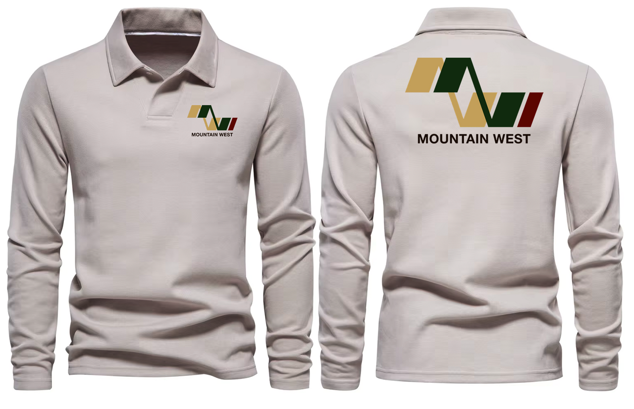 MOUNTAI  WEST LONG SLEEVE  POLO