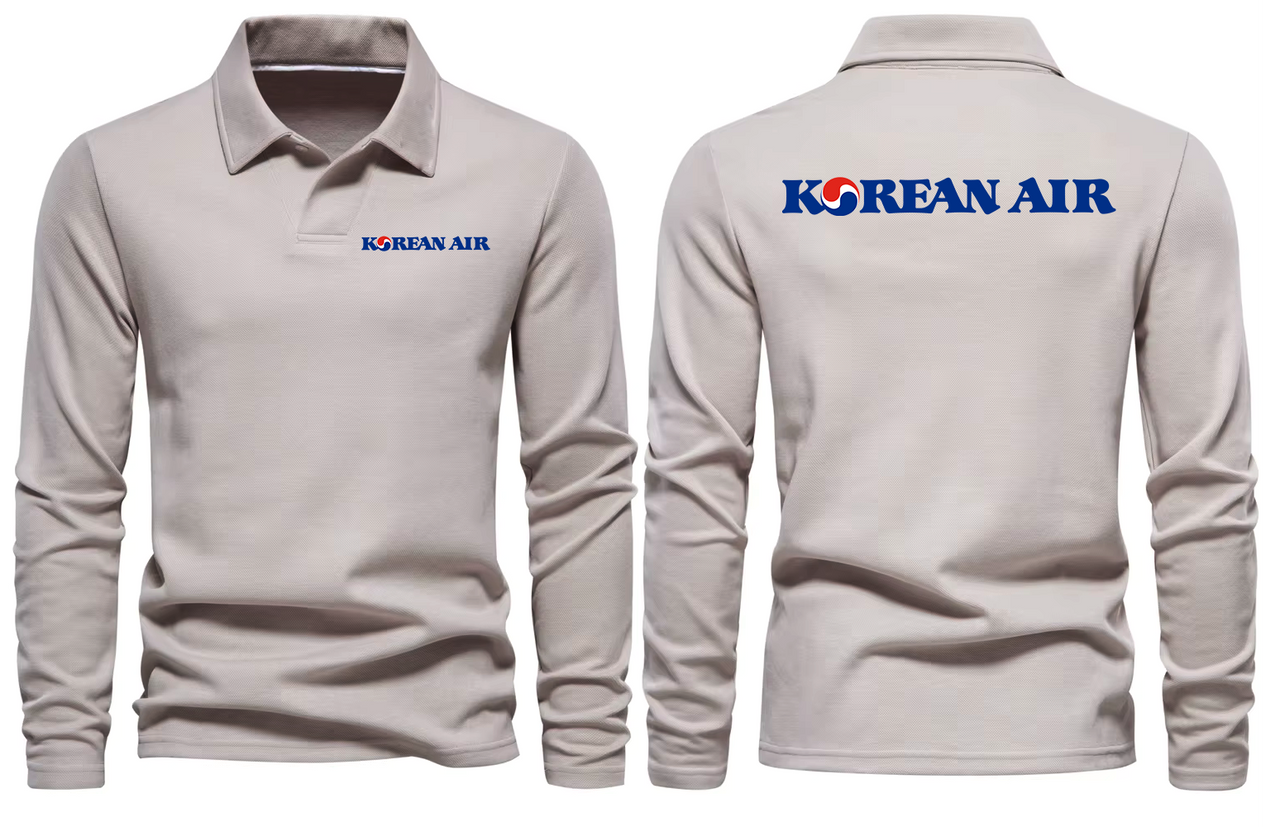 AIR KOREAN LONG SLEEVE  POLO