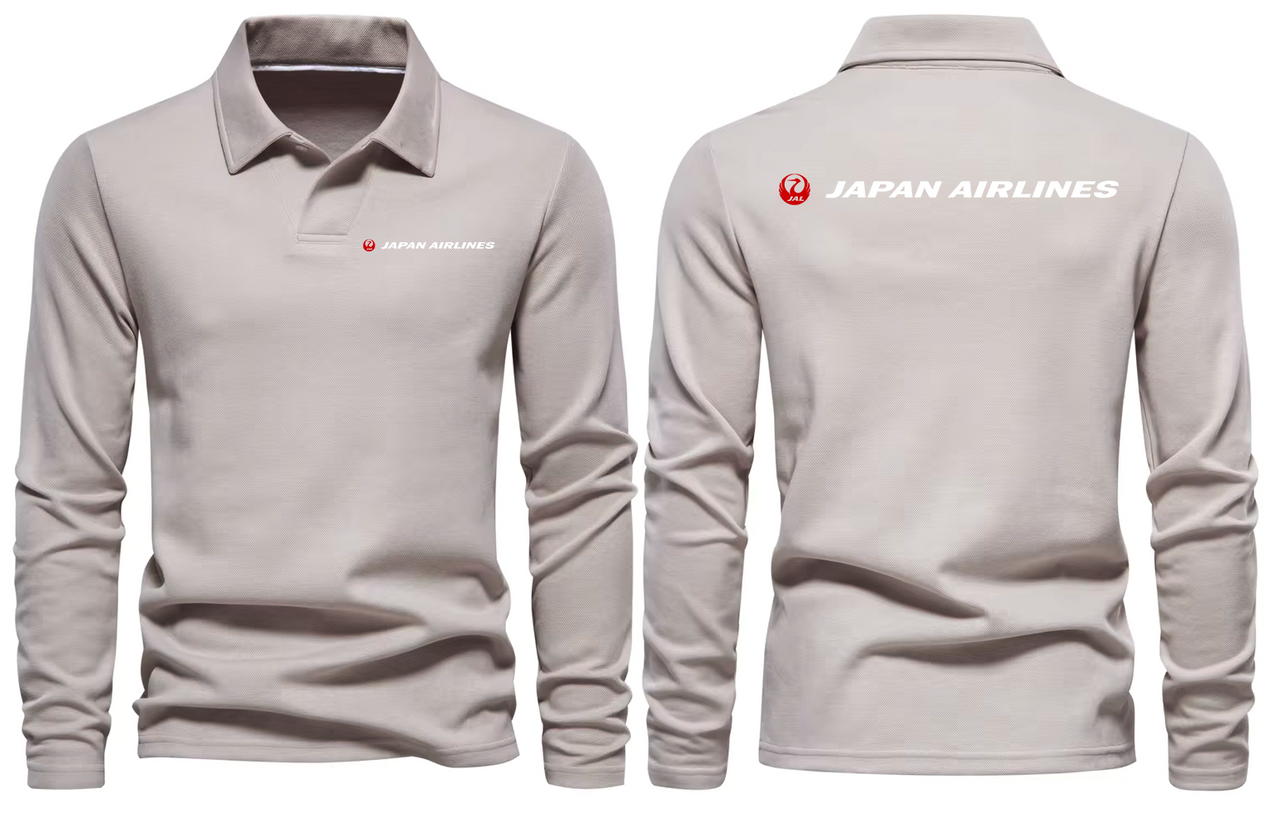 JAPAN AIRLINES LONG SLEEVE POLO